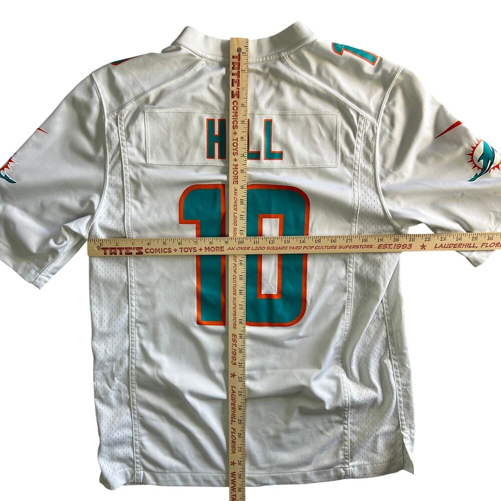 Nike Miami Dolphins Tyreek Hill #10 NFL On Field Jersey White Men’s Medium - Picture 8 of 16